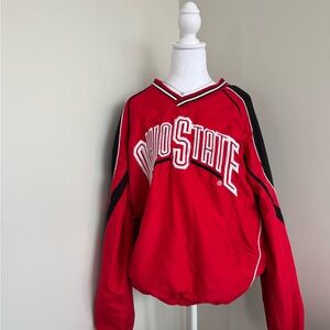 Ohio State Red Pullover Crewneck Sweatshirt